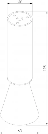 Светильник накладной светодиодный Elektrostandard Piks 25107/LED 7W 4000К черный (220V, круглые)