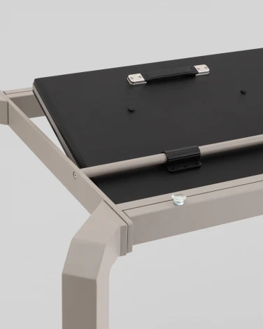 Стол обеденный Varden раскладной 160-220х90 см керамика серый Stool Group арт.УТ000039916