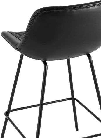 Стул полубарный Stool Group Деймон экокожа черный УТ000036647