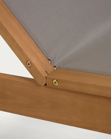 Шезлонг La Forma (ex Julia Grup) Caterin (Зеленый/ Эвкалипт,Дерево)