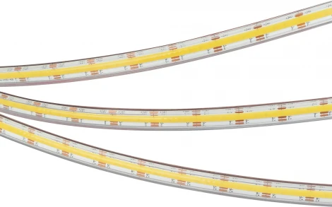 Светодиодная лента герметичная COB-PS-X640-12mm 24V White-MIX (23 W/m, IP67, CSP, 5m) (Arlight, Изменяемая ЦТ) 039965