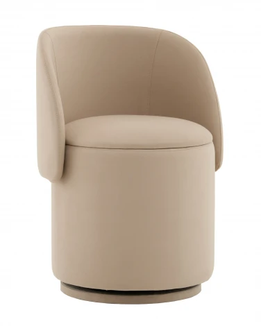 Пуф-трансформер Таунсвилл вращающийся с ящиком велюр бежевый Stool Group арт.УТ000041705