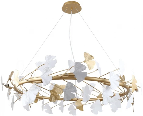 Подвесная люстра Favourite Ginkoa 4080-10P (220V, на тросе, листья)