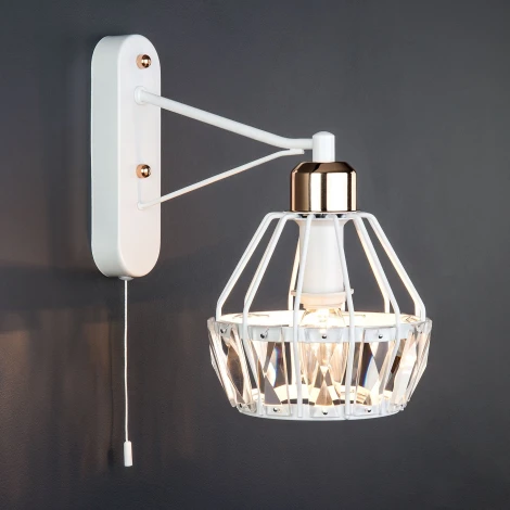 Бра Eurosvet Lord 70075/1 белый (220V, выключатель)