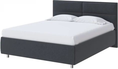 PROxSON Кровать Pado без основания (Ткань: Рогожка Тетра Графит) 120x190