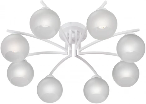 Потолочная люстра на штанге Vitaluce V4285-0/8PL (220V, шарики)