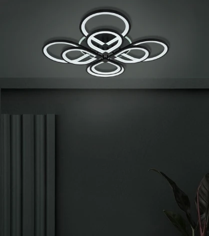 Потолочная люстра Seven Fires Lavren SF5047/9C-BK-RGB