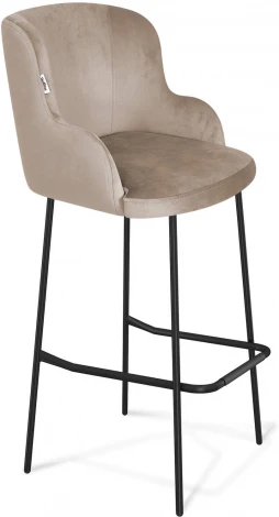 Стул барный SHT-ST39/S29 латте/черный муар от фабрики Sheffilton
