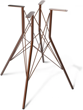 Стол Sheffilton SHT-TU2-1/TT30 83/83 медный мет./коричневый