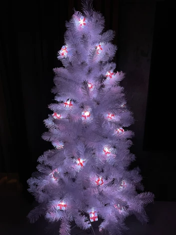 Гирлянда светодиодная Нить Подарки 3 м холодный свет ЭРА ENIN-3P