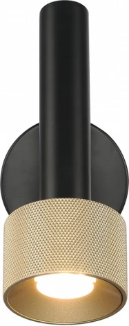 Спот iLedex Delta 2360-1 BK+BR (220V, круглые)