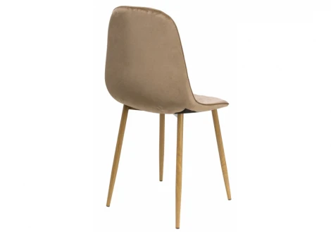 Стул Woodville на металлокаркасе Capri dark beige / wood 11841