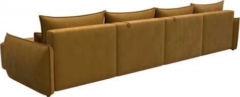 Диван П-образный Лига-051 НПБ Лонг Лига Диванов (Велюр) арт.128734