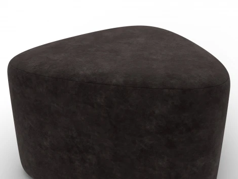 Пуф 004 (ДСП,Фанера/Пластик/Велюр/Коричневый) Лига Диванов 132504