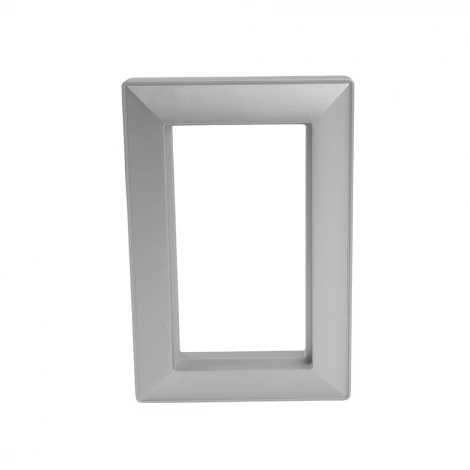 Рамка на 2 поста (серебро) Stekker Катрин 50048