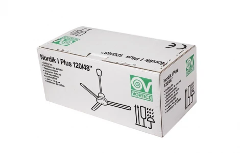 Потолочный вентилятор Nordik International Plus 120/48 61711VRT белый Vortice 61711VRT