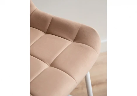 Барный стул Челси бежевый (zd 210) / белый 632556