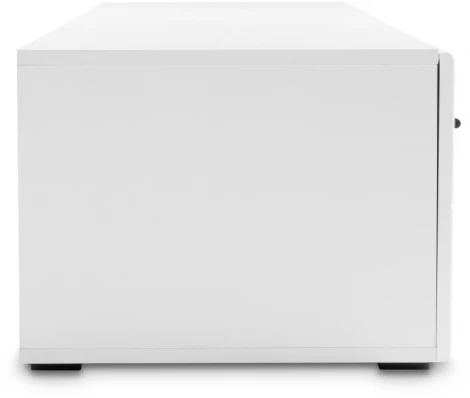 ТВ-тумба Woodville Shine 200 белая / белый глянец 412548