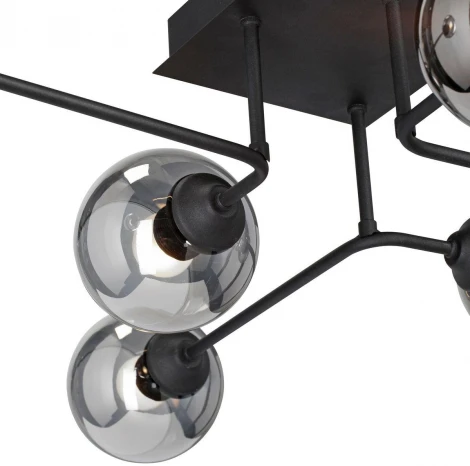 Потолочная люстра на штанге Vitaluce V4795 V4795-1/6PL (220V, шар)