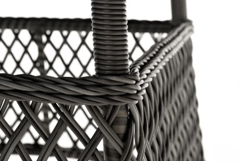 "Эспрессо" плетеный круглый стол, диаметр 150 см, цвет графит 4SIS арт.УТ-00005267