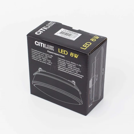 Встраиваемый точечный светильник Citilux Дельта CLD6008Wz (LED, 220V, диммер, IP21)