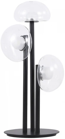 Настольная лампа Crystal Lux BOSQUE LG3 BLACK/TRANSPARENT (LED, 220V, выключатель)