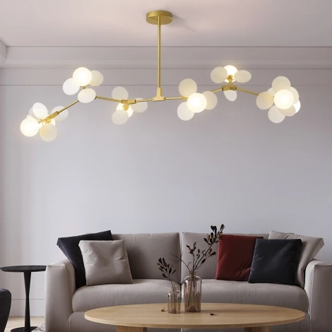 Люстра на штанге Matisse M L120 White ImperiumLoft Matisse-M01 (191894-26) (220V, шар)