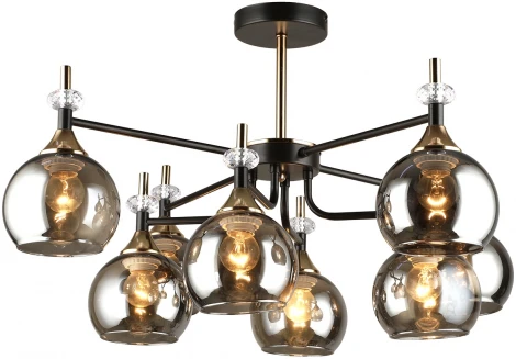 Потолочная люстра на штанге MD.4890-8-S COFFEE+FGD