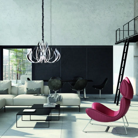 Подвесная люстра Mantra Versailles 5560 (LED, 220V, диммер, на цепи)