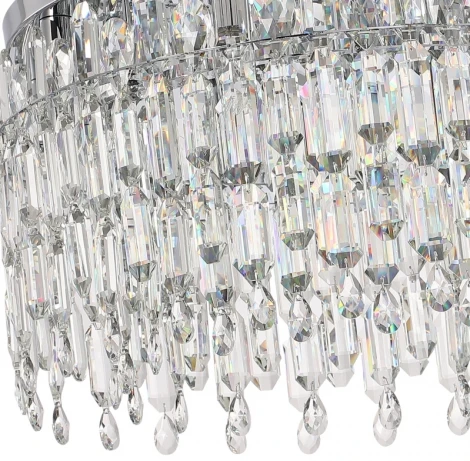 Подвесная люстра Legacy 2158/09/08C Stilfort (220V, хрусталь, подвески, круглые)