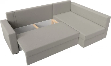 Диван угловой Мансберг правый угол (Бежевый/Рогожка) Лига Диванов арт.121536