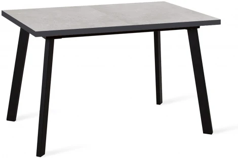 Стол DikLine HB120 хромикс белый, опоры черные