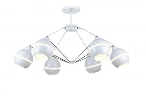 Потолочная люстра на штанге Simple Story 1075 1075-6CL (220V, шарики)