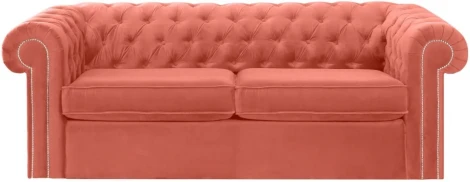 Диван Chesterfield ОГОГО (арт.344644), (Ткань/Красный)