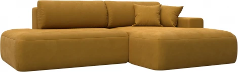 Диван угловой Лига-036 НПБ Модерн правый угол Лига Диванов (Велюр) арт.127764