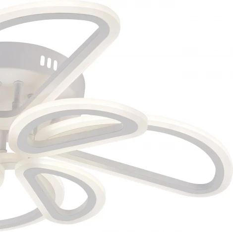 Потолочная люстра Escada Archer 10270/8LED 82Вт, металл/акрил, белый/хром (регулировка яркости, 220V, пульт управления)