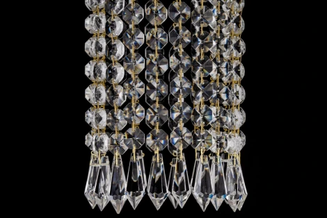 Потолочная люстра хрустальная на штанге Arti Lampadari Stella Gold Stella E 1.5.10.102 G (220V)