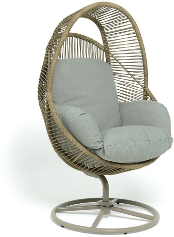 "Барселона" кресло-кокон из искусственного ротанга, цвет соломенный 4SIS арт.УТ-00009339