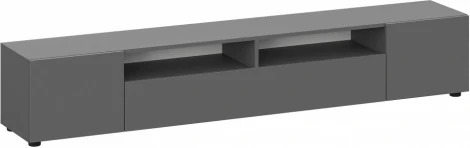 Тумба под телевизор Woodville Сибити графит серый арт.582759