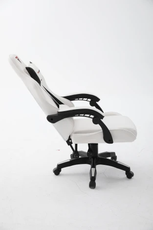 Кресло спортивное TopChairs Phantom бело-черный арт.УТ000039470