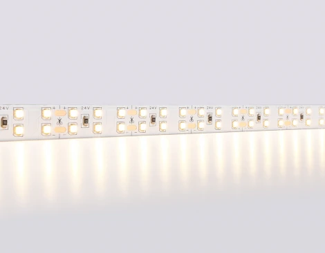 Светодиодная лента двухрядная Ambrella Illumination GS3601 2835 204Led 20W/m 24V IP20 3000K 5m