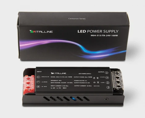 Блок питания 100W к светодиодным лентам M04-509/510/511/512 Italline M04-513 ITA-24V-100W