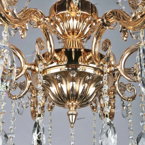 Подвесная люстра Omnilux Aosta OML-78903-12 (220V, на цепи, подсвечник, свеча)