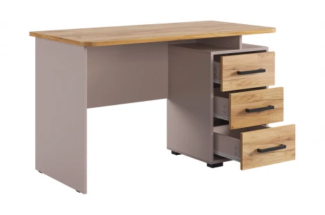 Лайт-2 Стол компьютерный 1200 Mebelson (ЛДСП/Дуб крафт золотой,Бежевый) арт.SKL2.1N02.3369