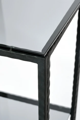 Консольный стол AllConsoles 1013-CB loft grey черный муар
