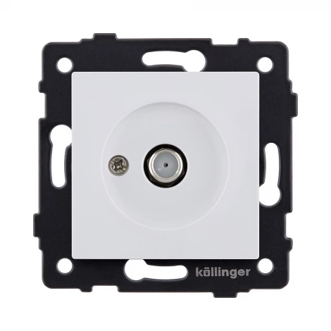 Розетка спутниковая SAT белый матовый Kollinger REA-020WM для Aspekt, Eleganz, Reflex