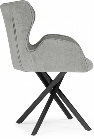 Обеденный стул  Woodville (Металл,Ткань/Черный) арт.615181