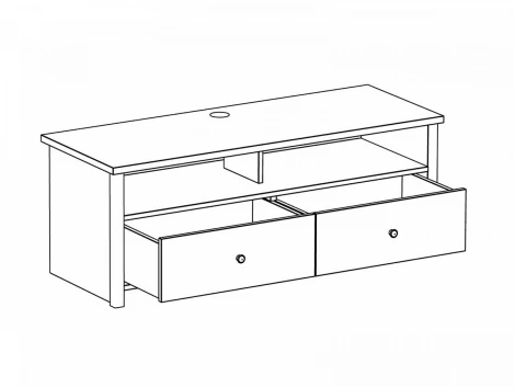 Тумба для ТВ малая Village ОГОГО 333318
