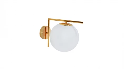 Бра Lumina Deco Sorento LDW 1215-1 WT+GD (220V, шар)