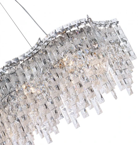 Подвесная люстра Odeon Light Rolta 5074/12 хром/прозрачный/металл/хрусталь E14 12*40W